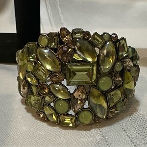 Betsey Johnson Mint hinged bracelet